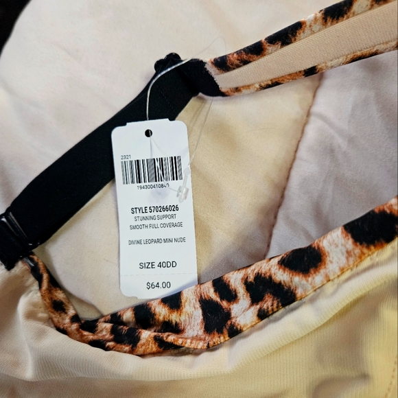 NWT SOMA Stunning Support - Lepord Print SIZE 40DD - Picture 3 of 3